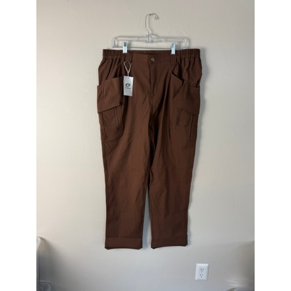 Flexcamo Brown Tactical Cargo Pants Womens 2XL Outdoor Hiking Utility Trousers